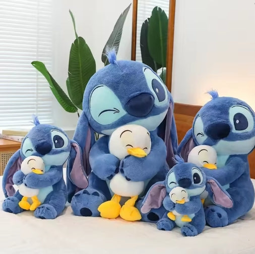 30 cm Stitch Plush Doll from Disney's Lilo & Stitch, featuring soft blue fabric and detailed stitching, suitable for children aged 3 and up