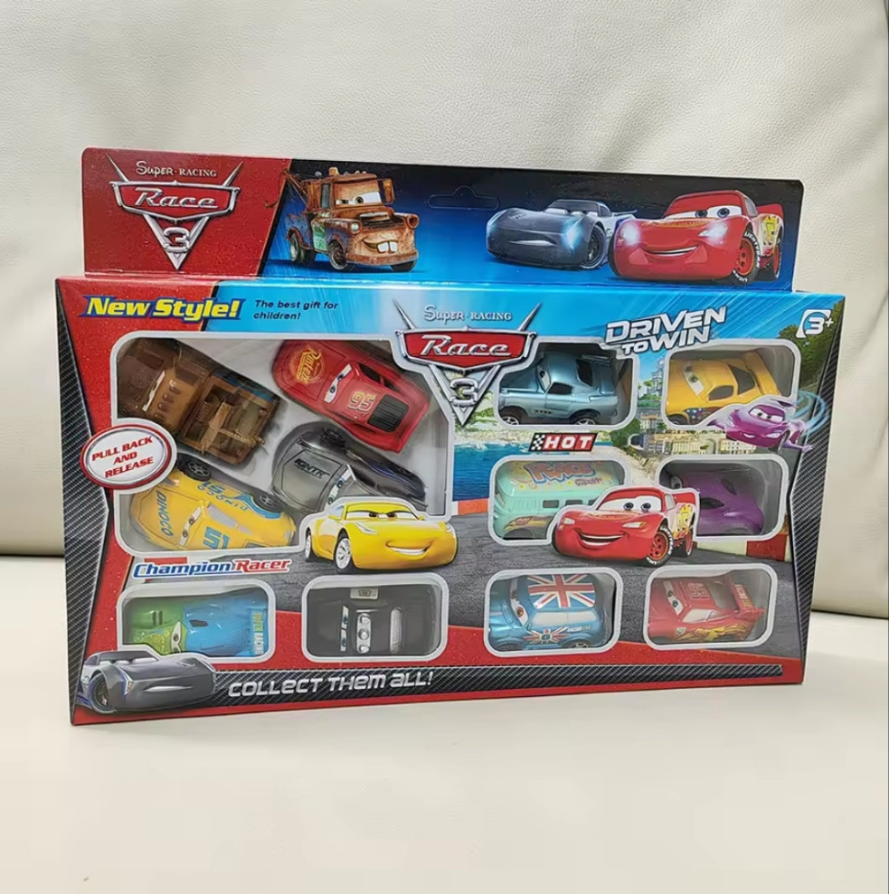 12 Pc Disney Pixar Cars Toy Set-Lightning McQueen & Friends – Toys