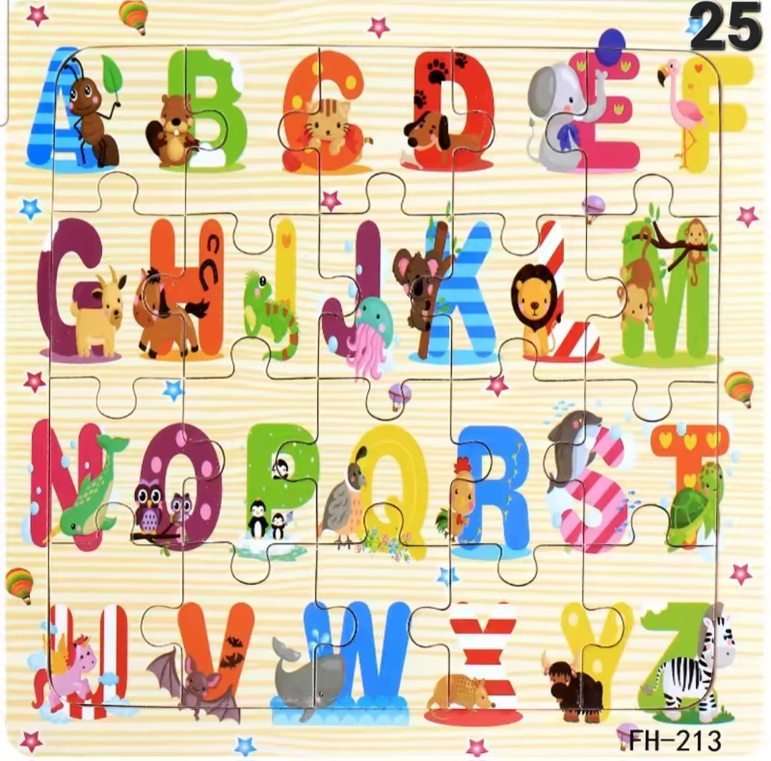 Wooden Puzzle for Kids – Educational & Fun Learning Toy ⭐️⭐️⭐️⭐️⭐️ sold 363 - Toys world