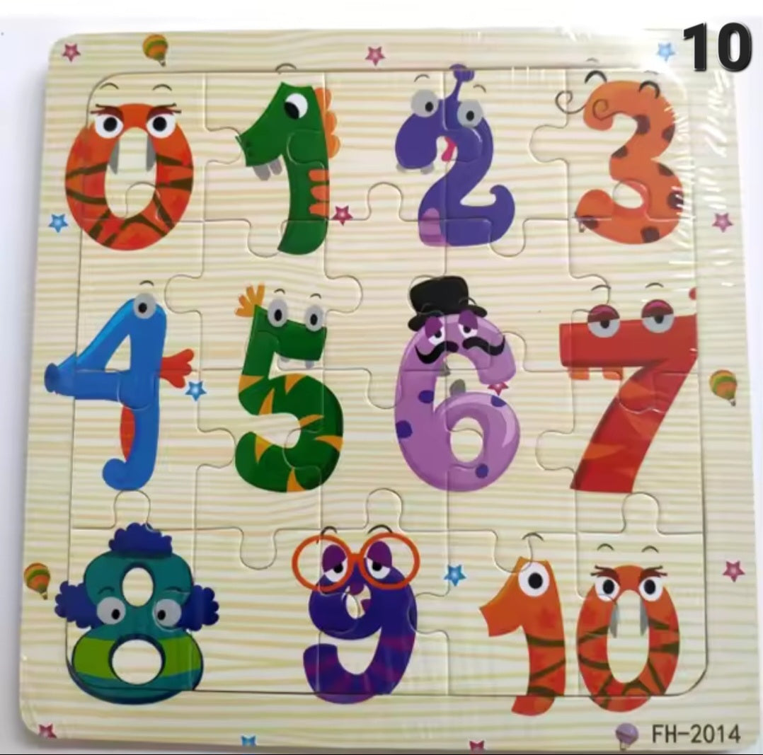 Wooden Puzzle for Kids – Educational & Fun Learning Toy ⭐️⭐️⭐️⭐️⭐️ sold 363 - Toys world