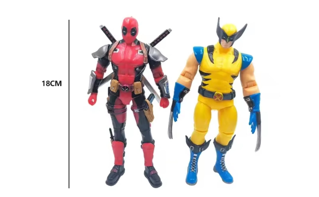X-Man & Deadpool Action Figure Set – Marvel Superhero Collectibles for Kids ⭐️⭐️⭐️⭐️⭐️ sold 973 - Toys world