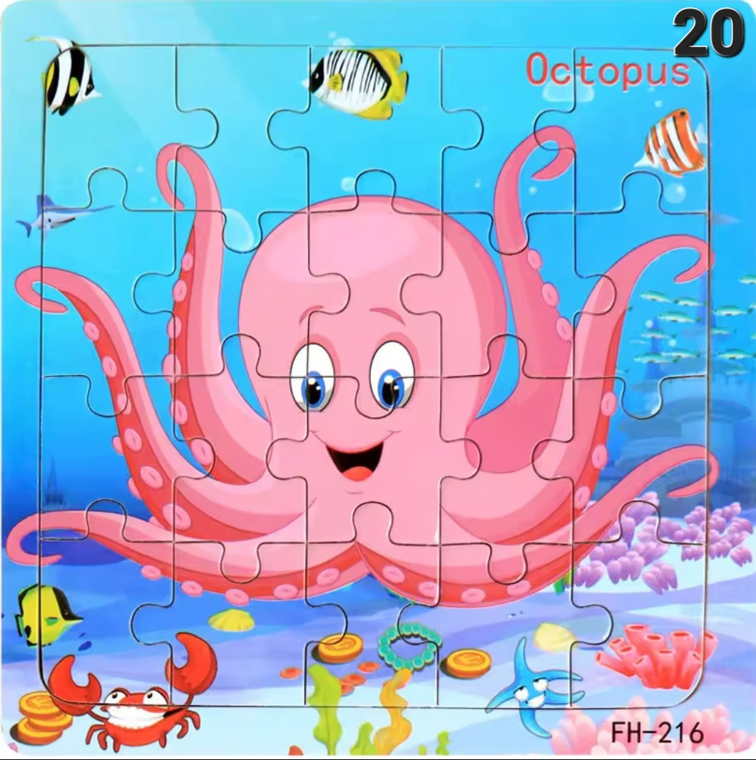 Wooden Puzzle for Kids – Educational & Fun Learning Toy ⭐️⭐️⭐️⭐️⭐️ sold 363 - Toys world