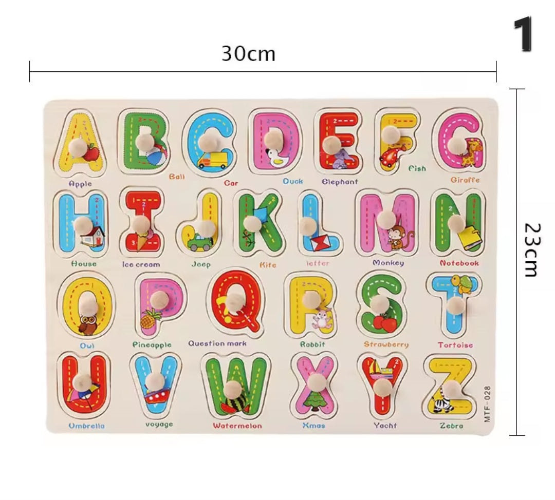Learning Puzzle for Toddlers – Educational Wooden Puzzle Toy ⭐️⭐️⭐️⭐️⭐️ sold 1096 - Toys world