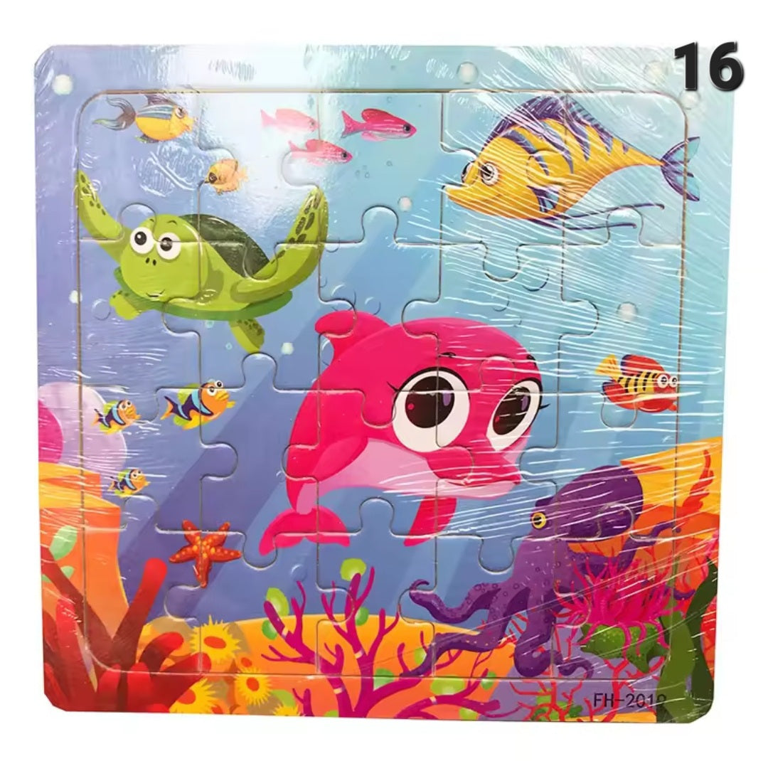 Wooden Puzzle for Kids – Educational & Fun Learning Toy ⭐️⭐️⭐️⭐️⭐️ sold 363 - Toys world