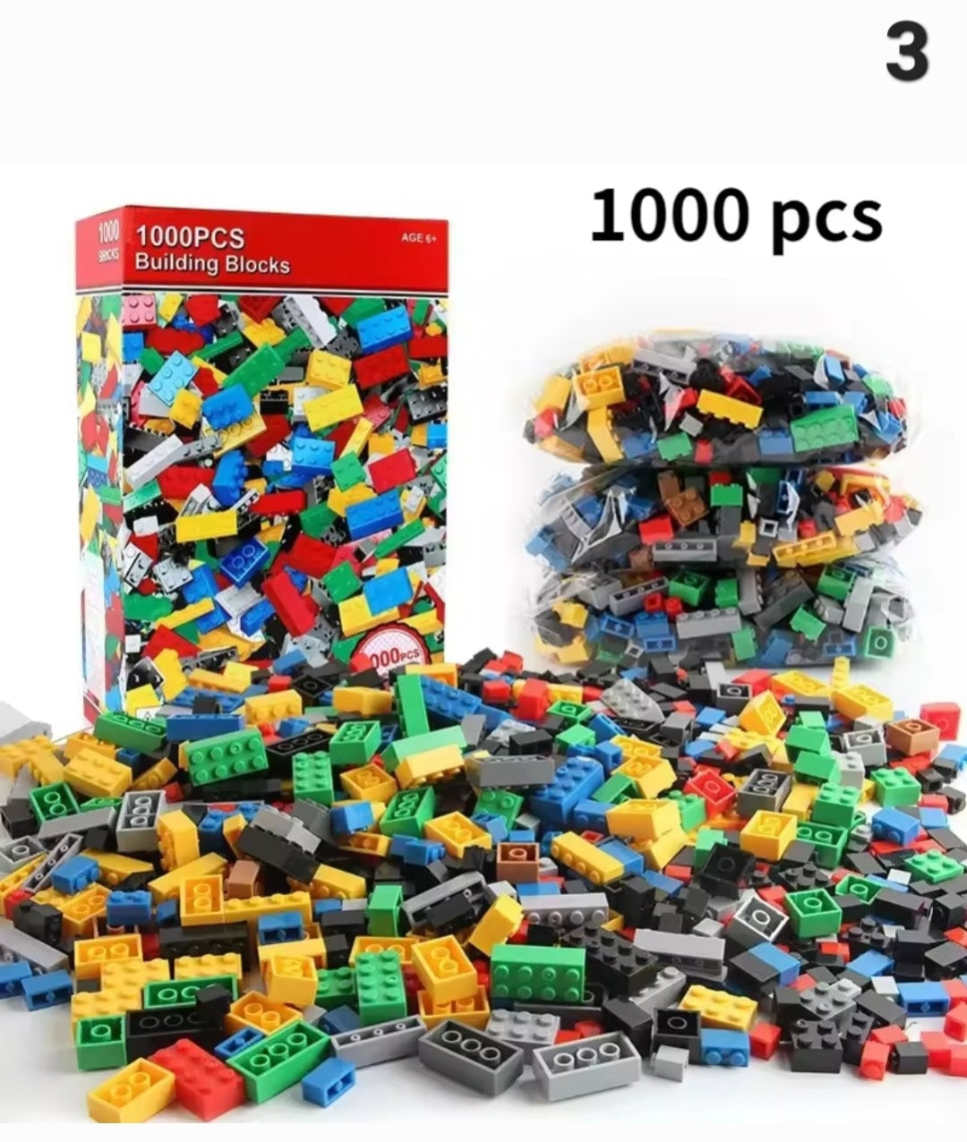 1000 Piece Building Blocks Set – Compatible with LEGO, Creative Play for Kids⭐️⭐️⭐️⭐️⭐️ sold 2991 - Toys world