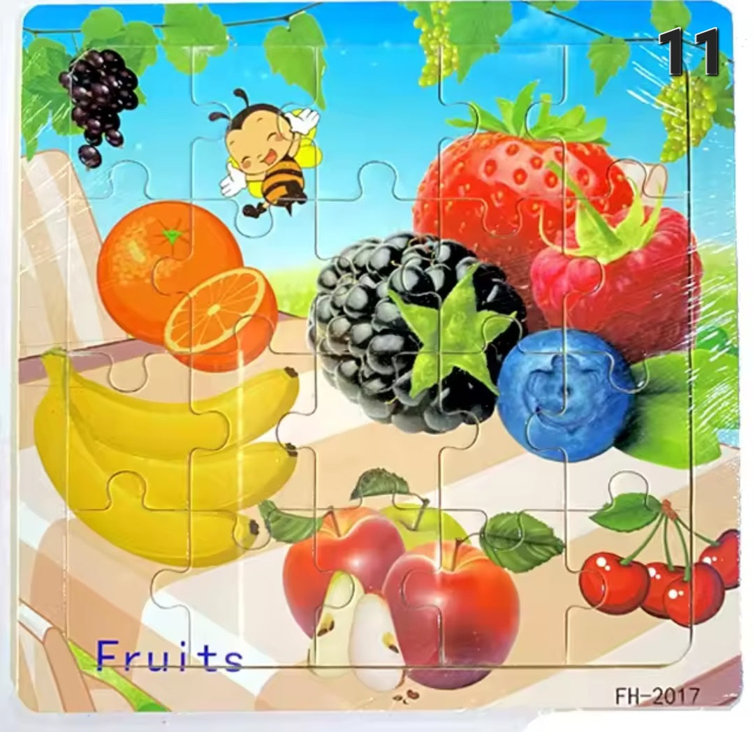 Wooden Puzzle for Kids – Educational & Fun Learning Toy ⭐️⭐️⭐️⭐️⭐️ sold 363 - Toys world