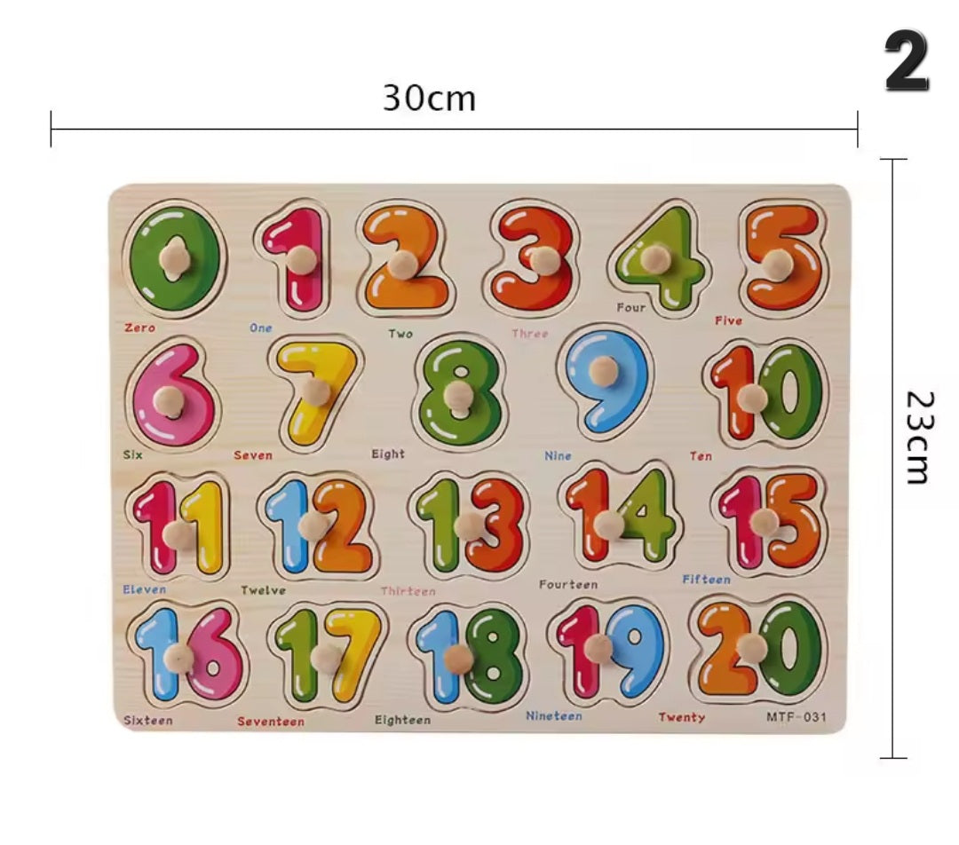 Learning Puzzle for Toddlers – Educational Wooden Puzzle Toy ⭐️⭐️⭐️⭐️⭐️ sold 1096 - Toys world