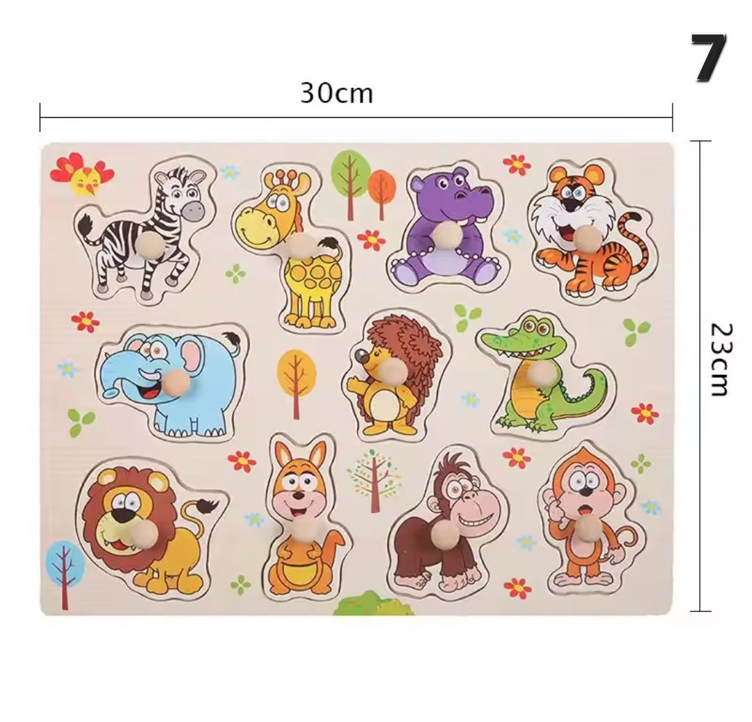 Learning Puzzle for Toddlers – Educational Wooden Puzzle Toy ⭐️⭐️⭐️⭐️⭐️ sold 1096 - Toys world