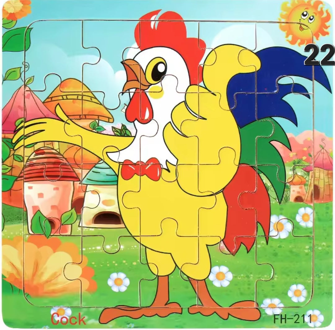Wooden Puzzle for Kids – Educational & Fun Learning Toy ⭐️⭐️⭐️⭐️⭐️ sold 363 - Toys world