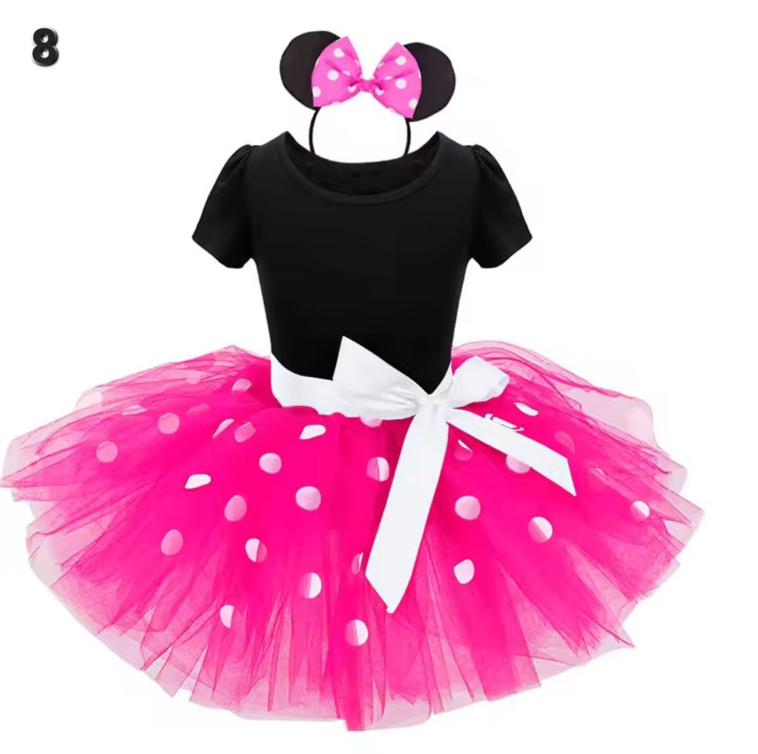 Minnie Mouse Costume – Classic Red Dot Dress with Ears & Bow for Kids ⭐️⭐️⭐️⭐️⭐️ sold 329 - Toys world