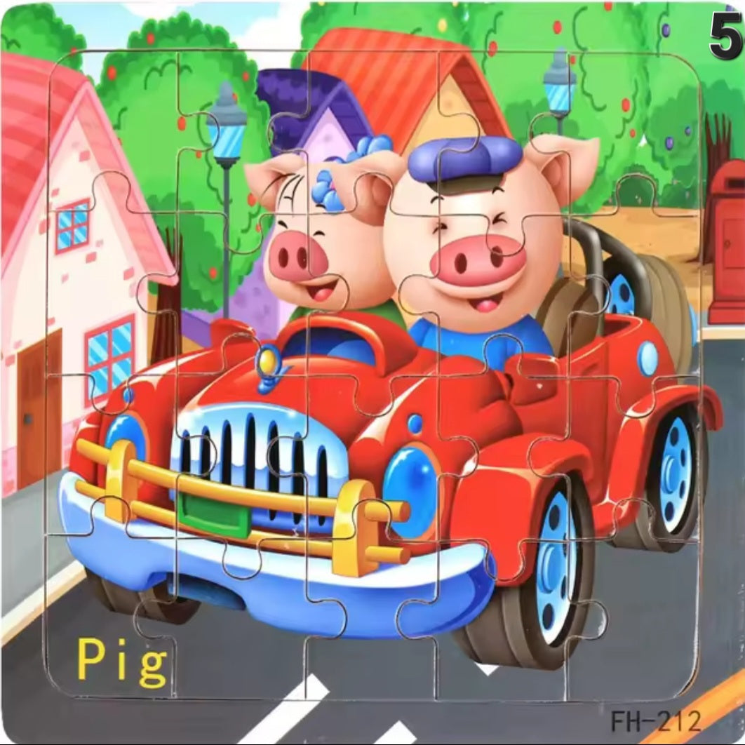 Wooden Puzzle for Kids – Educational & Fun Learning Toy ⭐️⭐️⭐️⭐️⭐️ sold 363 - Toys world