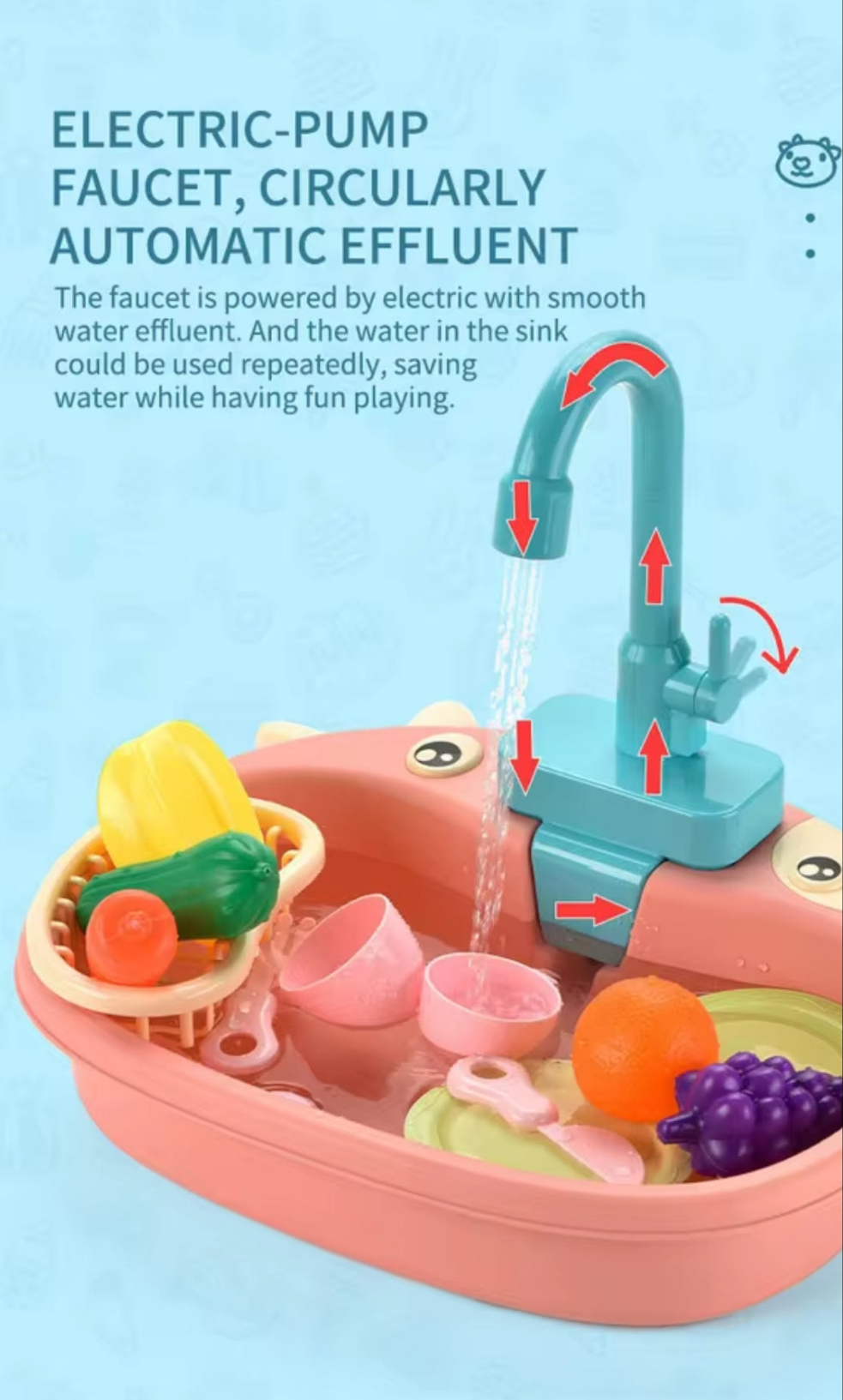 Mini kitchen toy for kids