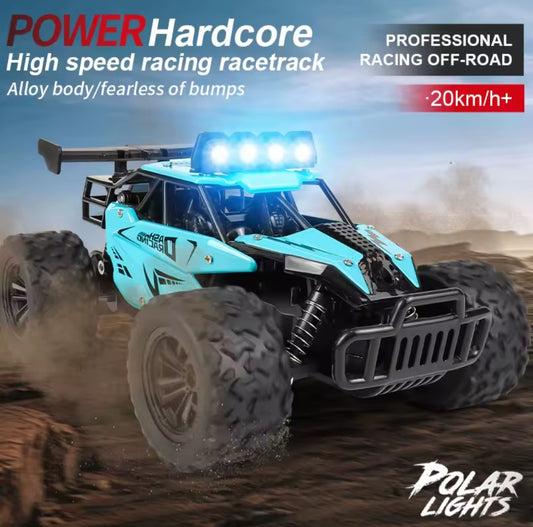 High-speed 2.4GHz RC road car with durable alloy frame – Toys World