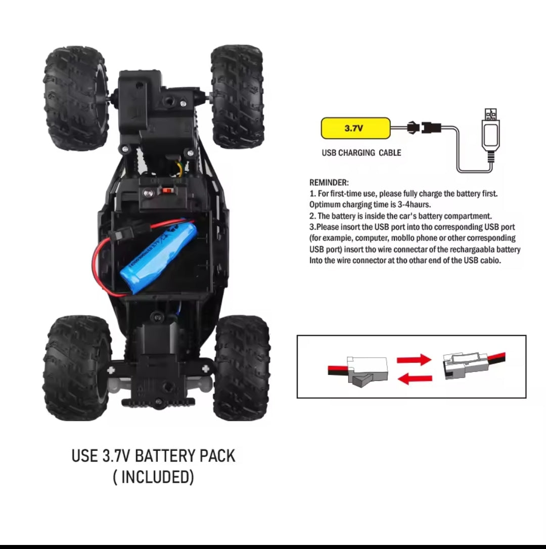 Rc car 4×4 anti-slip off road climbing in perfect price