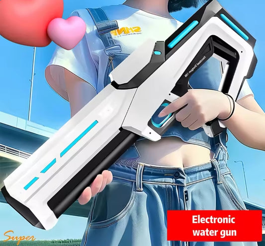 Electric Water Gun – High-powered automatic water blaster for kids and adults, long-range summer toy