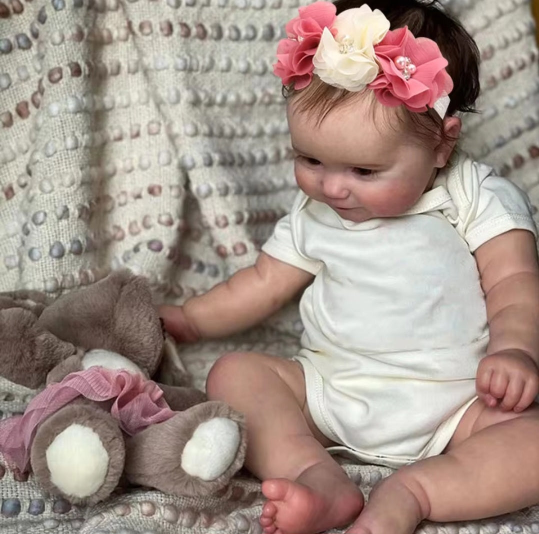 Realistic 50cm Newborn Baby Doll / white skin