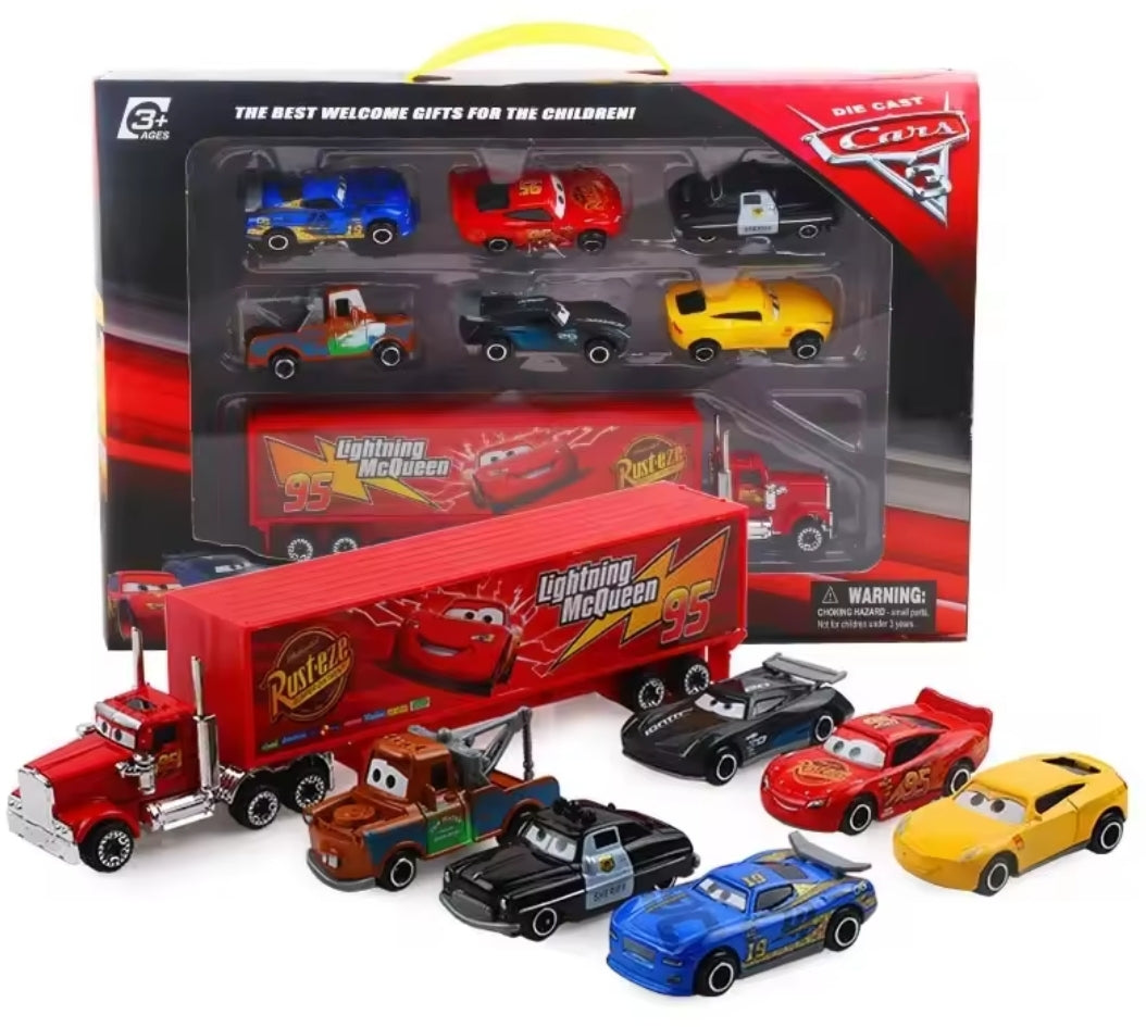 Disney truck and cars