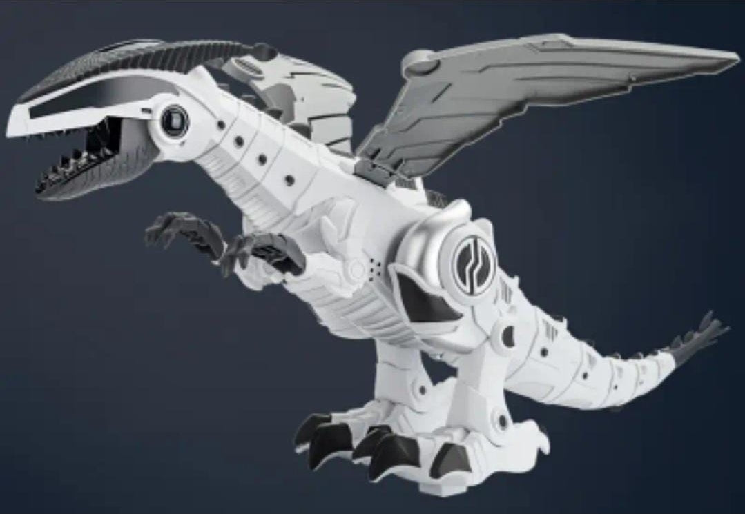 Flying dragon dinosaur toy walking and spray with lights and make sounds
