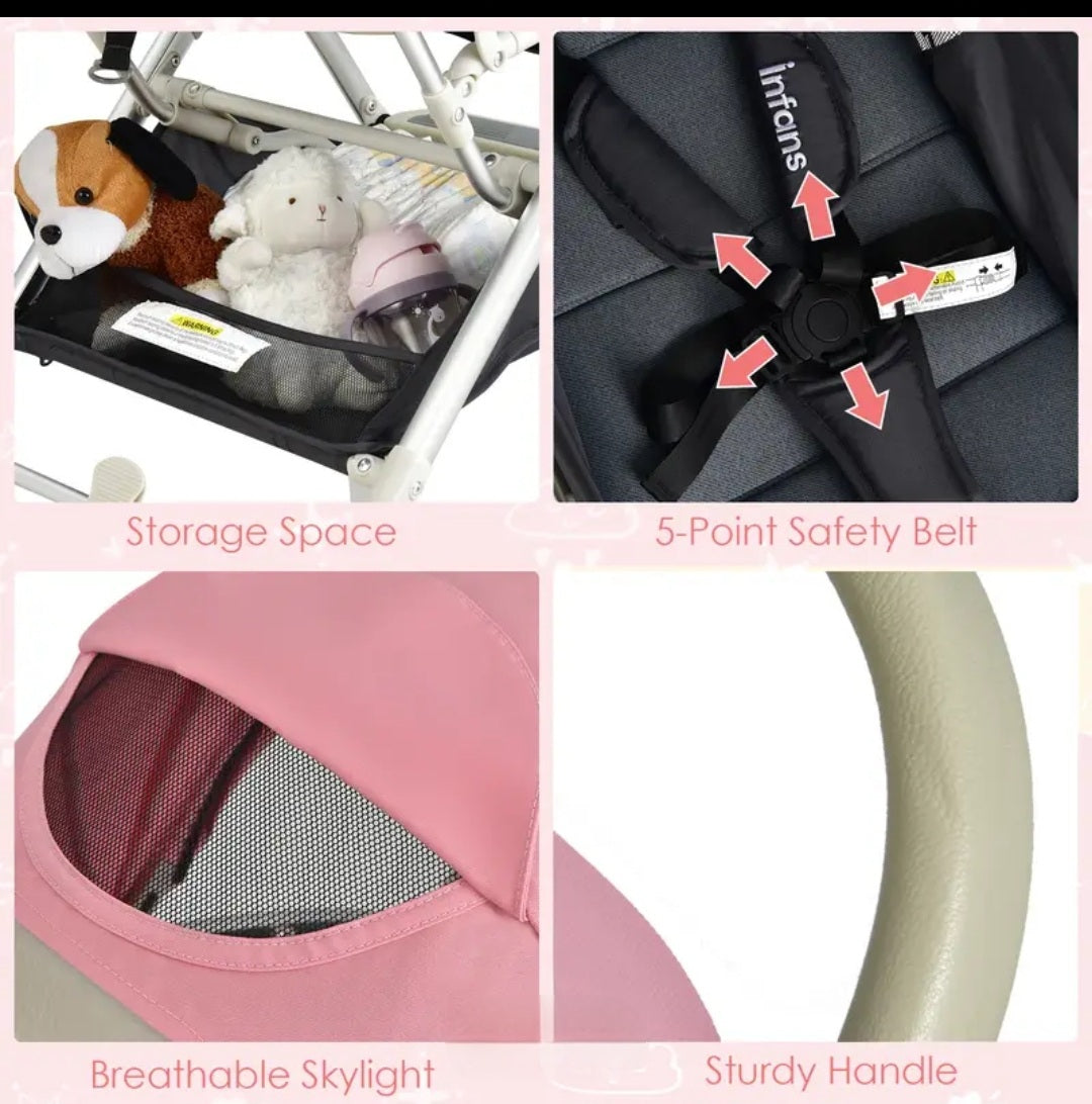 Baby Stroller Carriage – Lightweight & Foldable