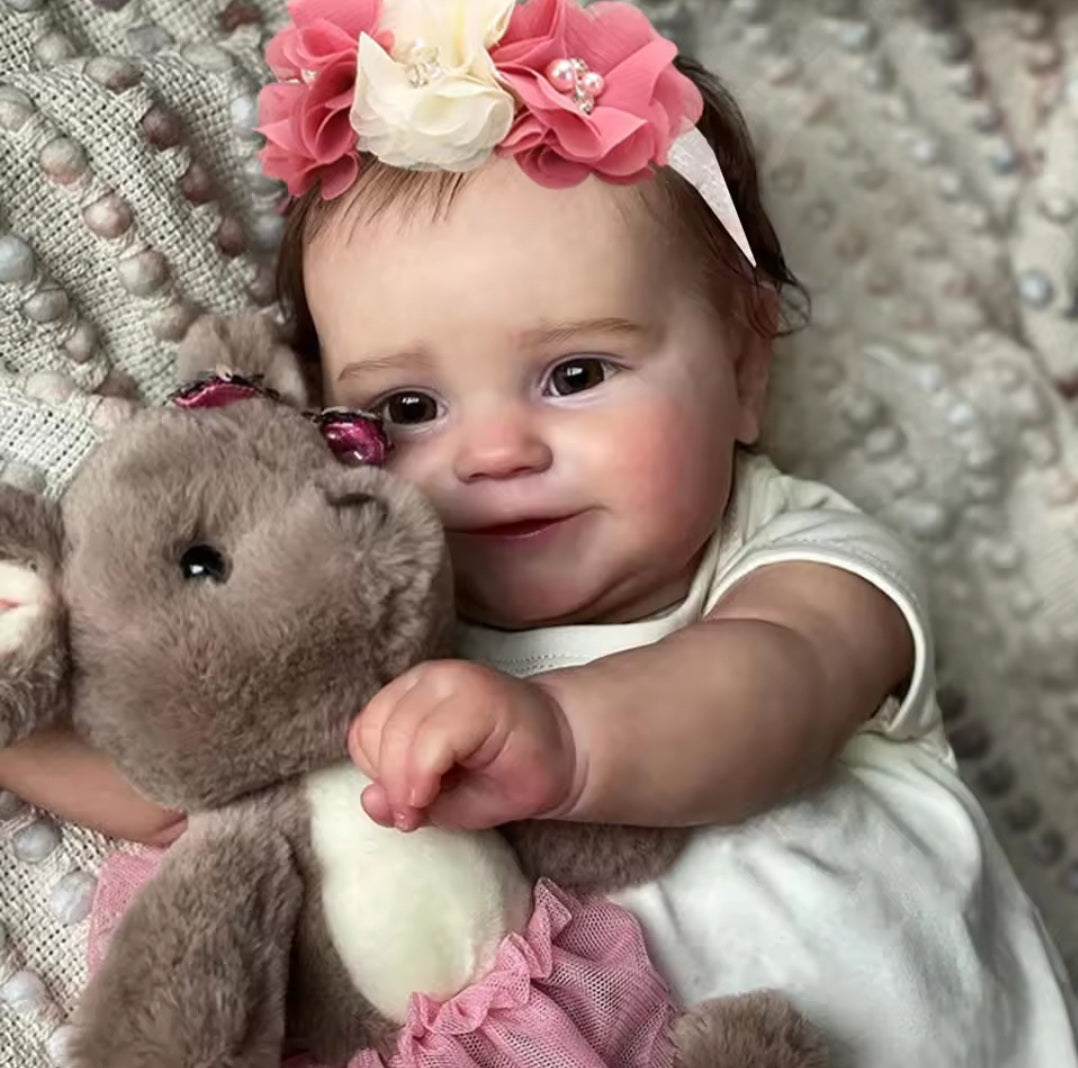 Realistic 50cm Newborn Baby Doll / white skin