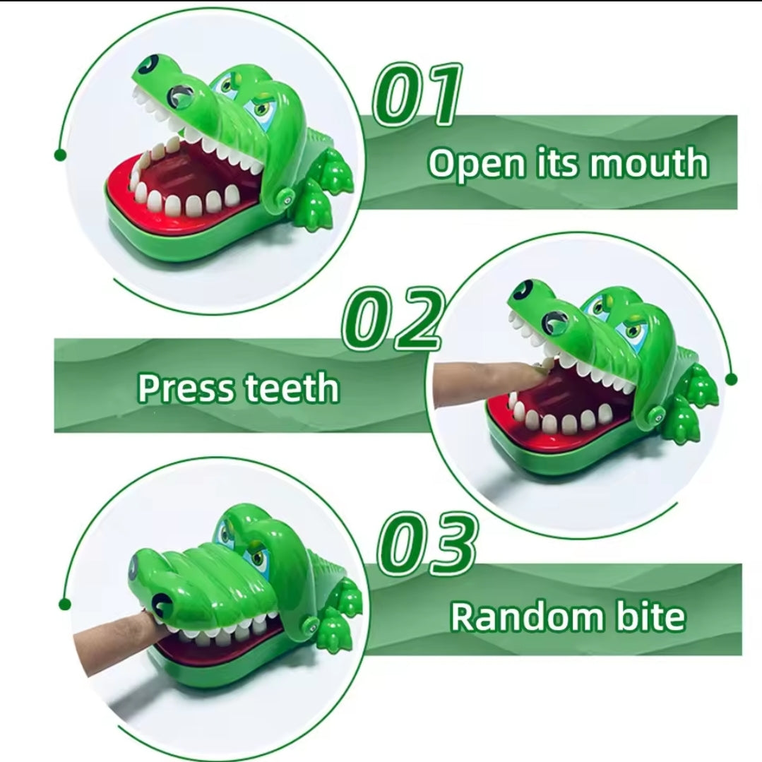 Crocodile Bite Game – Fun & Suspenseful Family Toy for Kids ⭐️⭐️⭐️⭐️⭐️ sold 5000+ - Toys world