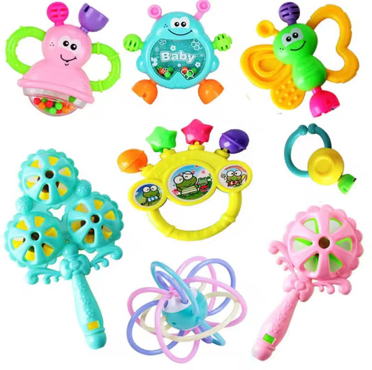 7 pcs baby toys set soft & safe