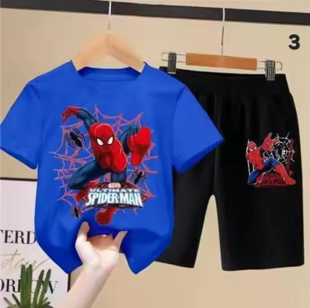 Spider-Man Short Set for Kids (85–160 cm) – Heroic Style Meets Everyday Comfort ⭐️⭐️⭐️⭐️⭐️ sold 1446 - Toys world