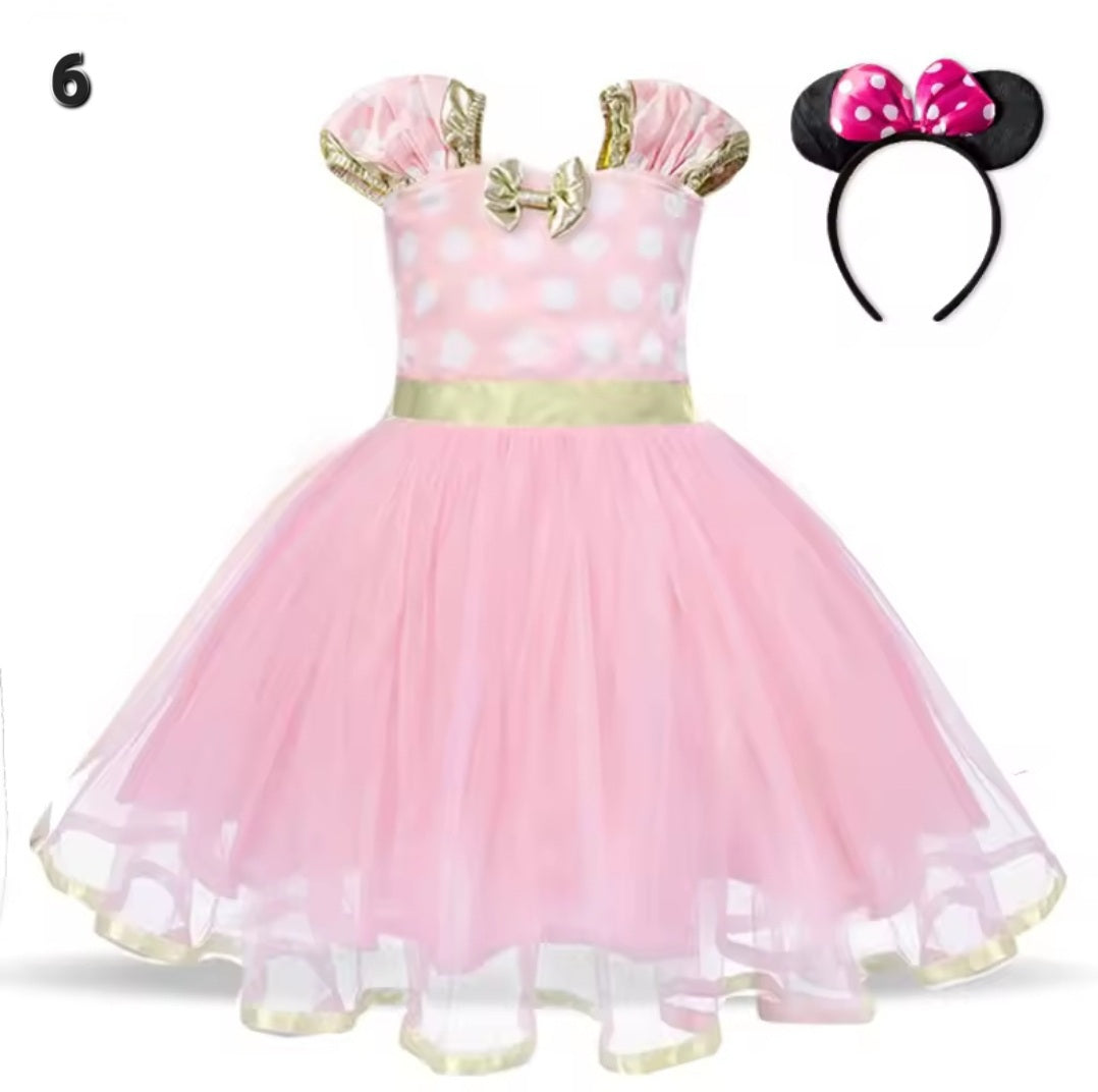 Minnie Mouse Costume – Classic Red Dot Dress with Ears & Bow for Kids ⭐️⭐️⭐️⭐️⭐️ sold 329