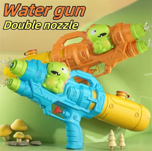 Water gun unicorn and dinosaur