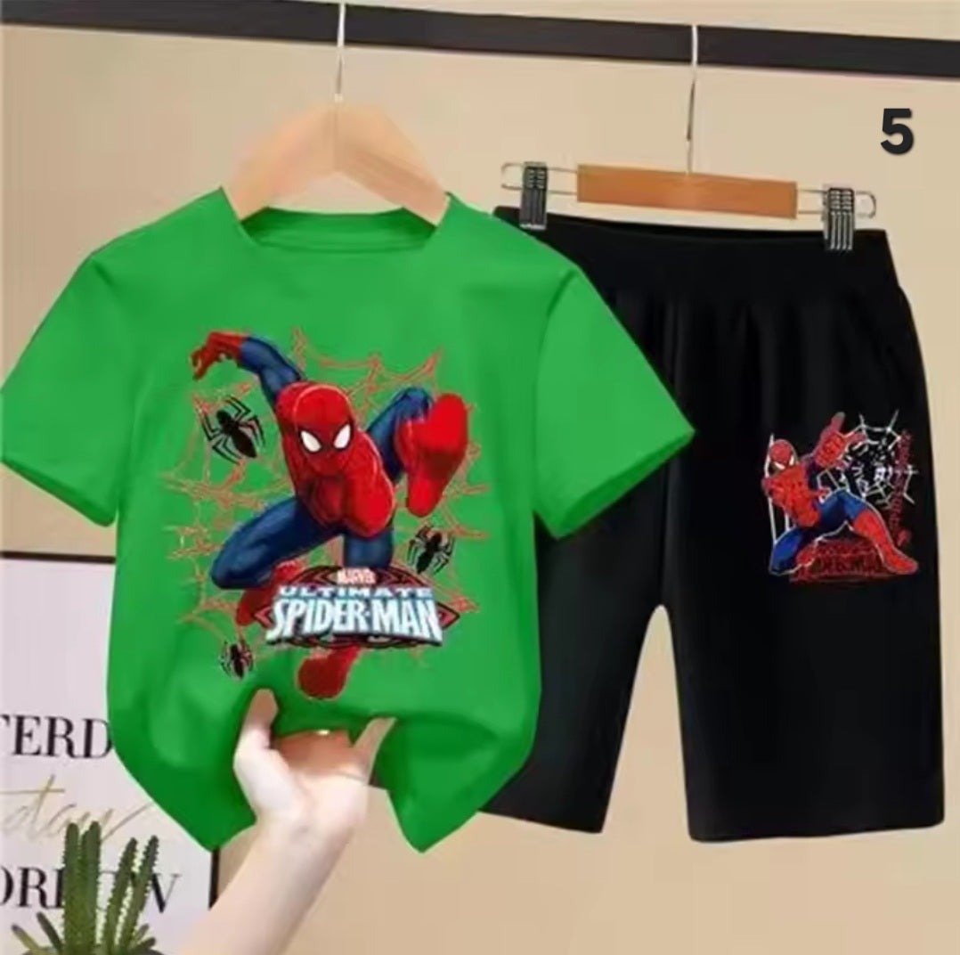 Spider-Man Short Set for Kids (85–160 cm) – Heroic Style Meets Everyday Comfort ⭐️⭐️⭐️⭐️⭐️ sold 1446 - Toys world