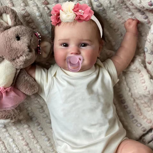 Realistic 50cm Newborn Baby Doll / white skin