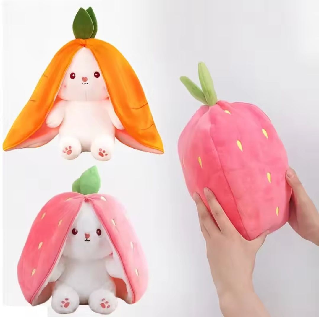 Cute carrot strawberry rabit