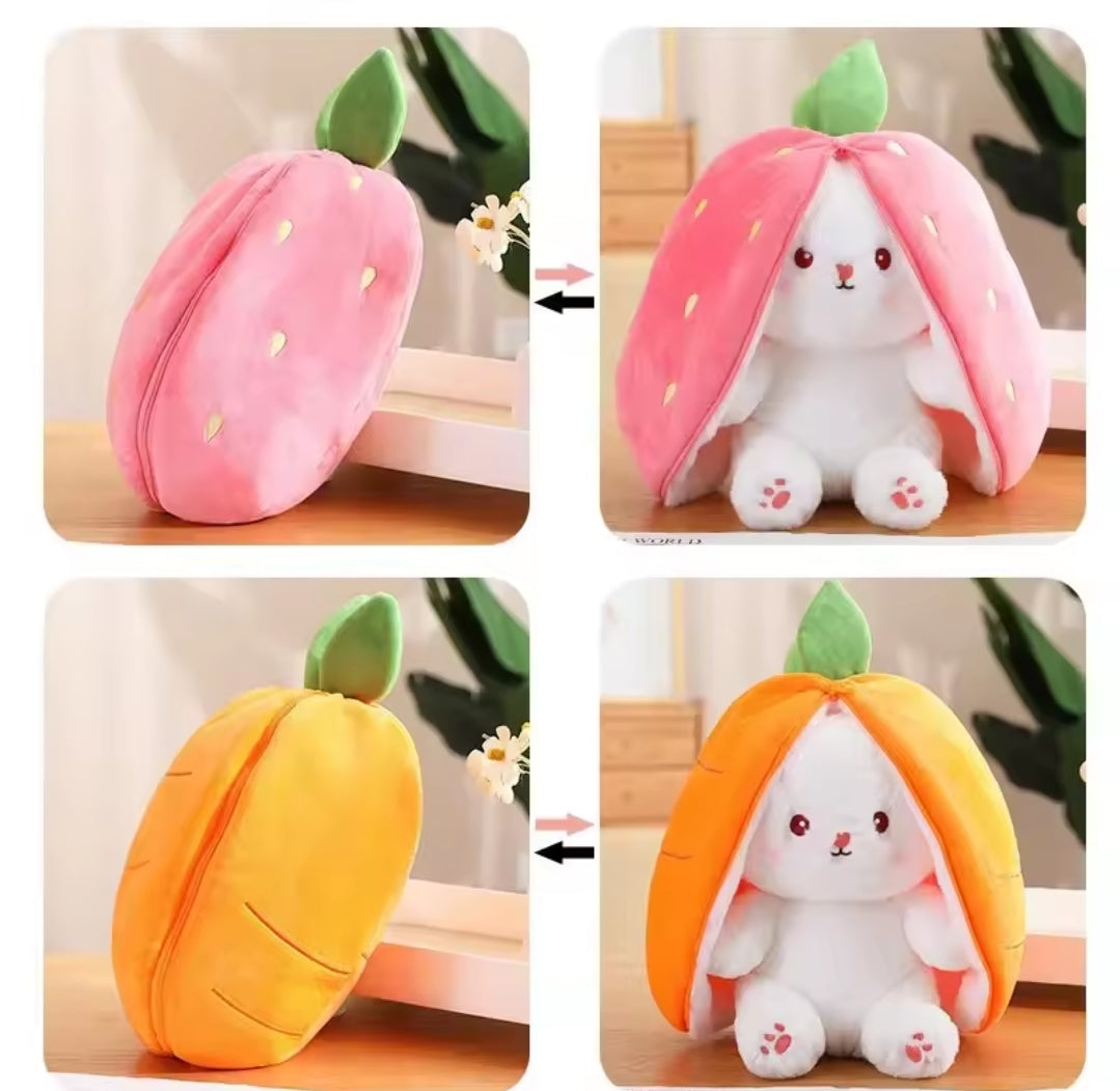 Cute carrot strawberry rabit