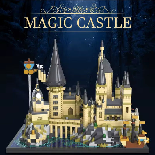 Magic wizard castle building set – 270-piece fantasy construction toy for kids with magical theme