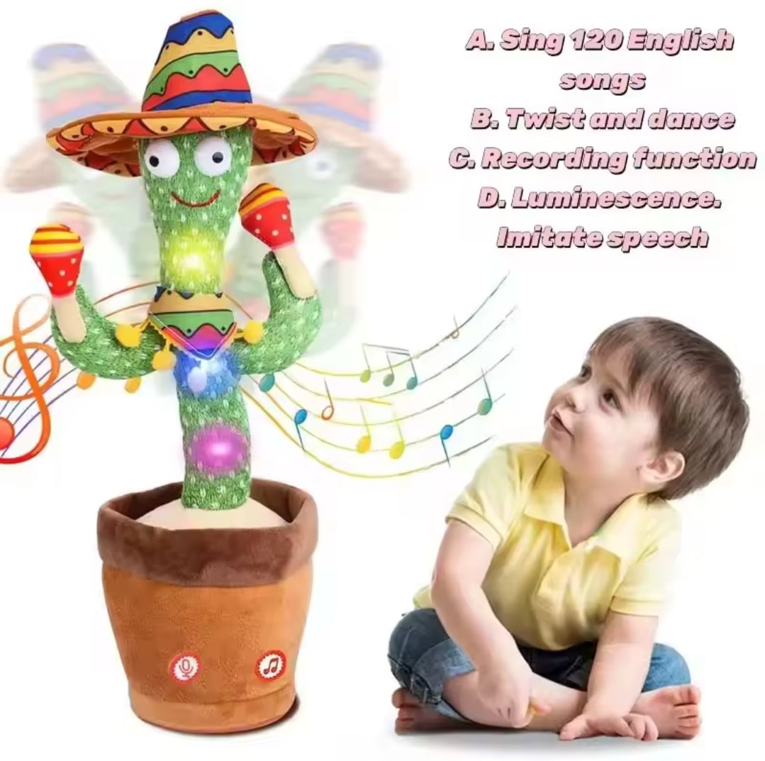 Dancing Cactus Toy – Interactive Singing & Mimicking Plush for Kids ⭐️⭐️⭐️⭐️ sold 159