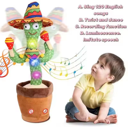 Dancing Cactus Toy – Interactive Singing & Mimicking Plush for Kids ⭐️⭐️⭐️⭐️ sold 159