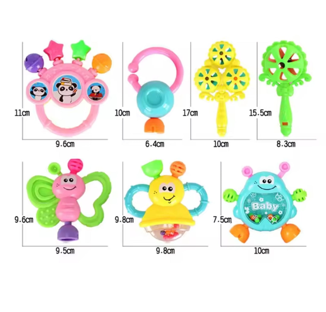7 pcs games/toys for babies