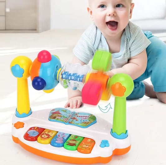 Colorful kids musical piano keyboard toy with lights and sound – fun educational music toy for toddlers