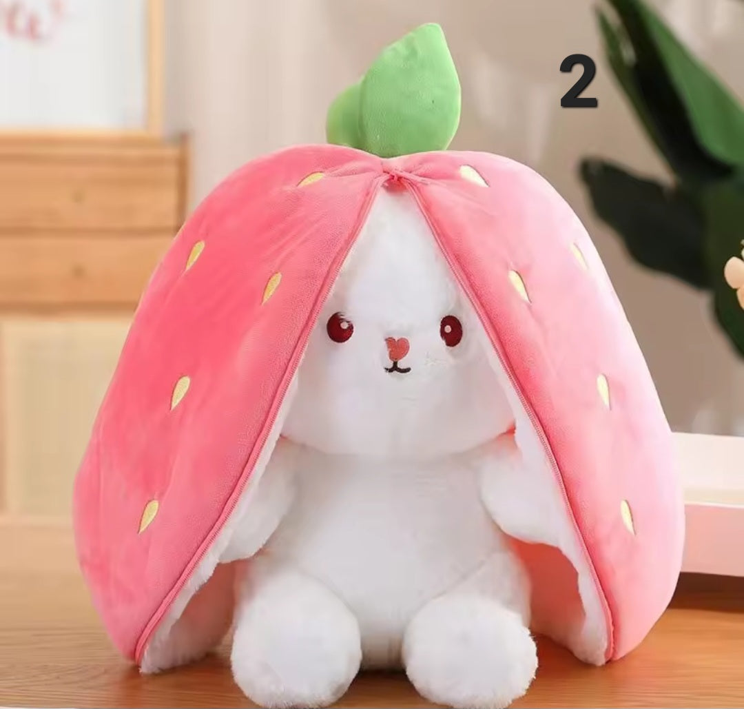 Cute carrot strawberry rabit
