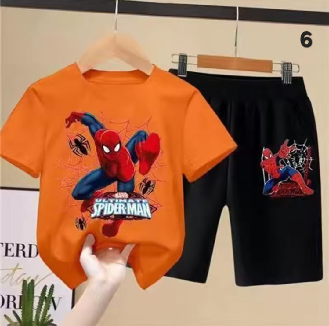 Spider-Man Short Set for Kids (85–160 cm) – Heroic Style Meets Everyday Comfort ⭐️⭐️⭐️⭐️⭐️ sold 1446 - Toys world